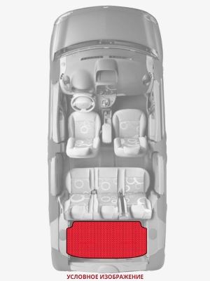 ЭВА коврики «Queen Lux» багажник для Mercedes G 55 AMG